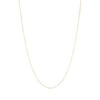 50cm 3 Ball Cable Chain Necklace in 18kt Yellow Gold Plated Sterling Silver Necklaces Bevilles 