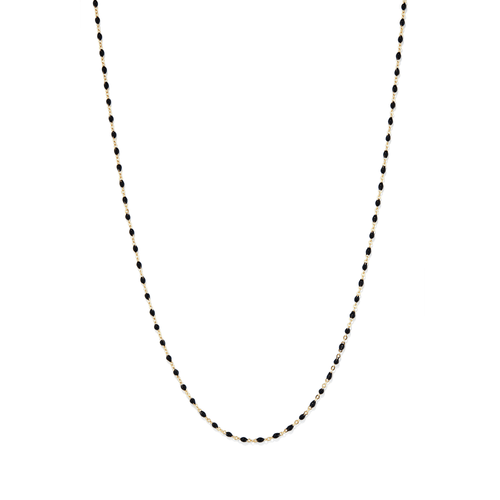 45cm Beaded Necklace in 18kt Fine Gold-Plated Sterling Silver Necklaces Bevilles 