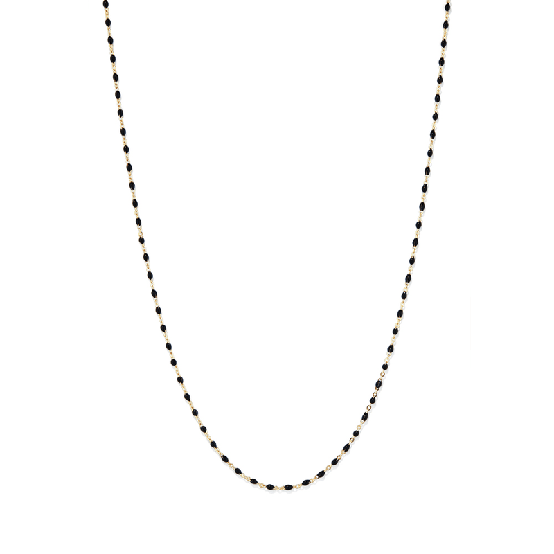 45cm Beaded Necklace in 18kt Fine Gold-Plated Sterling Silver Necklaces Bevilles 