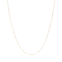 55cm Faceted Singapore Chain in 9kt Yellow Gold Necklaces Bevilles 