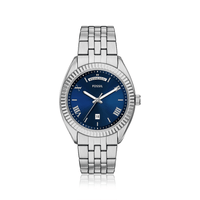 Fossil Campbell Silver Tone Watch FS6140 Watches Bevilles 