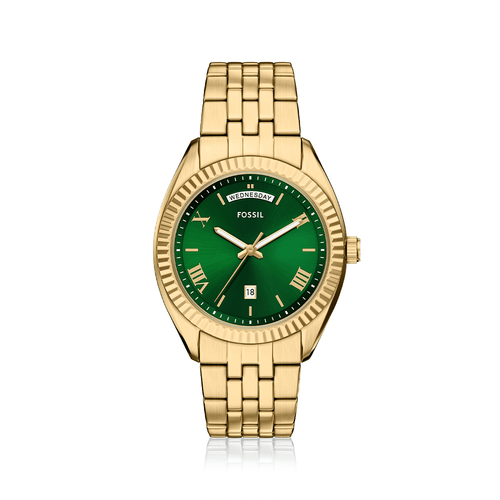 Fossil Campbell Gold Tone Watch FS6142 Watches Bevilles 