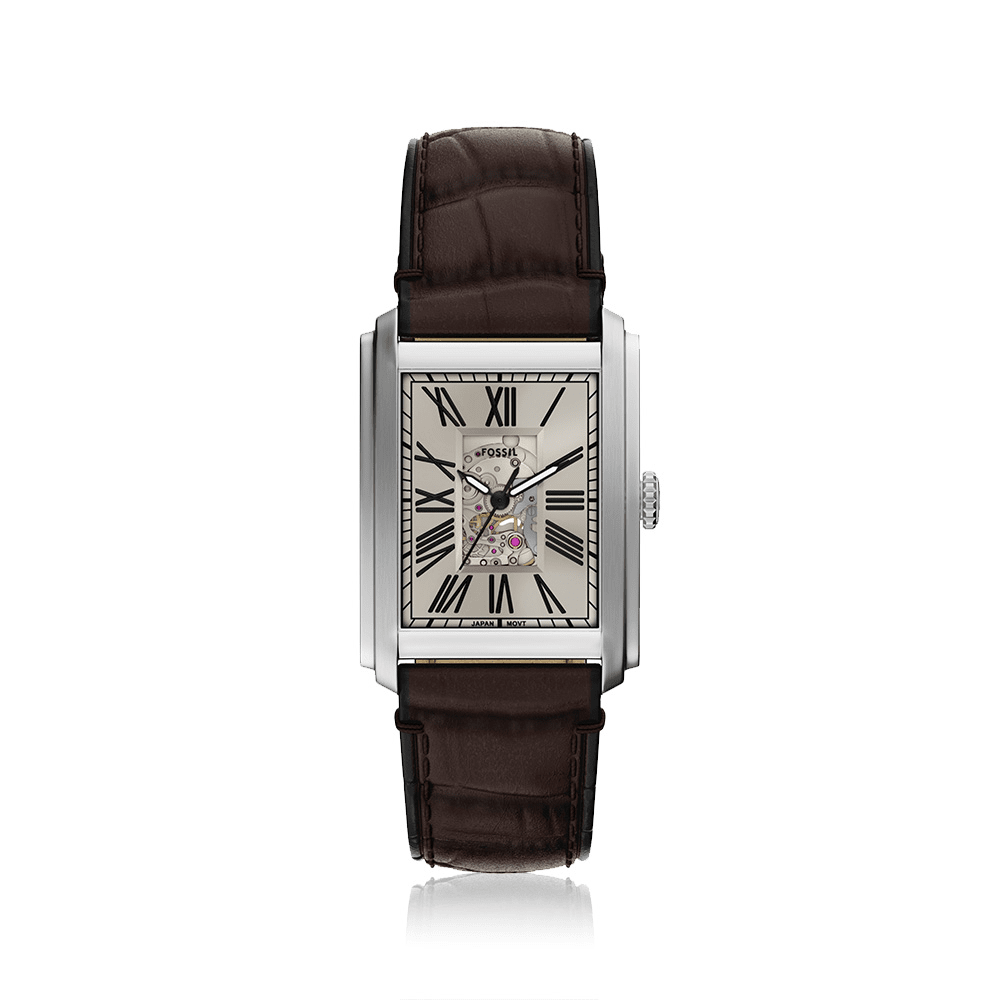 Fossil Carraway Brown Leather Watch ME3272 Watches Bevilles 