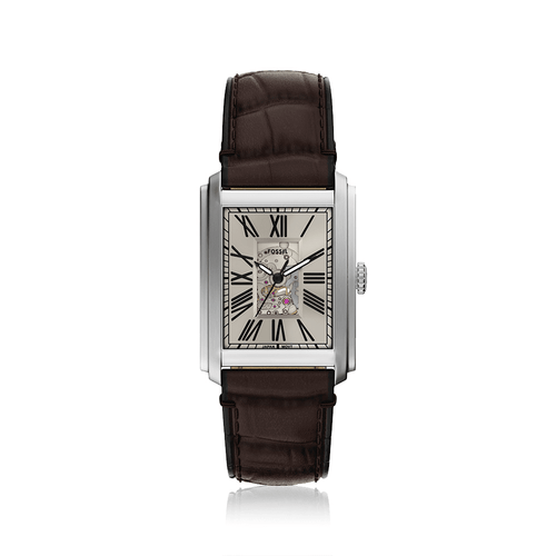 Fossil Carraway Brown Leather Watch ME3272 Watches Bevilles 