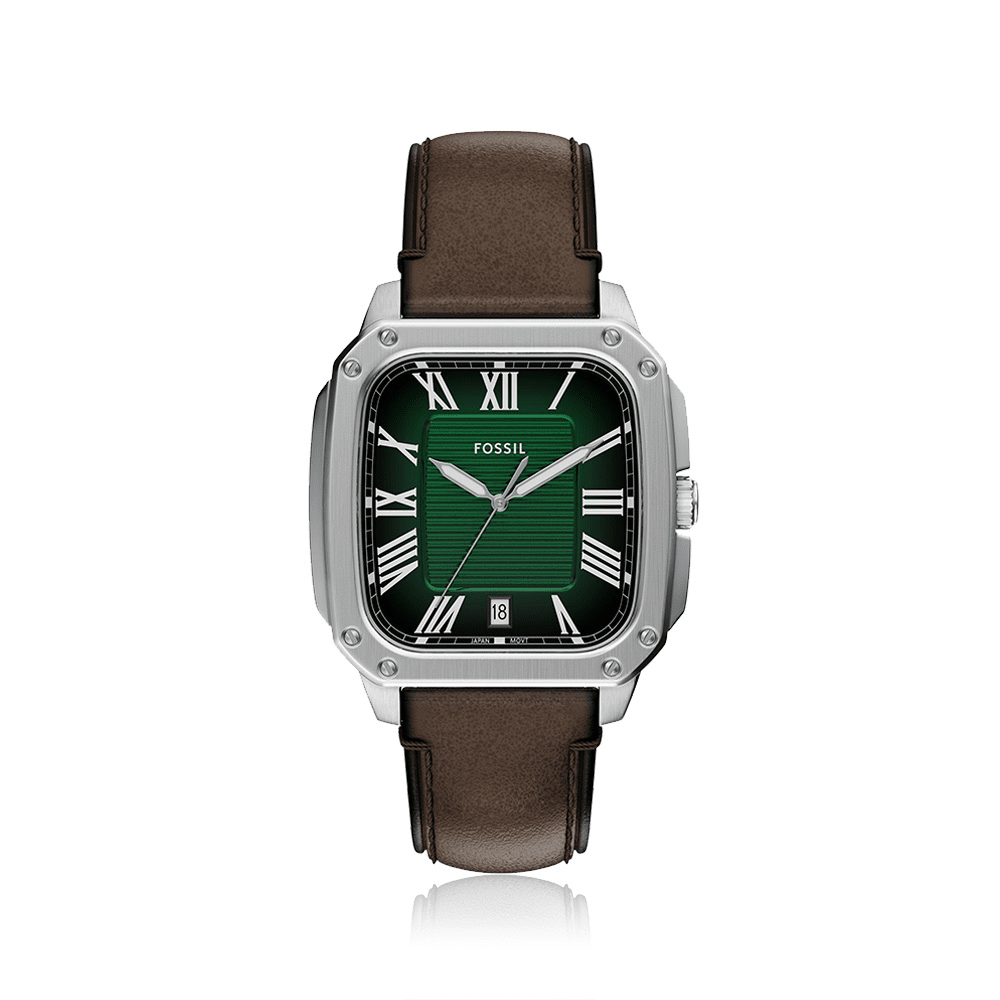 Fossil Crosby Brown Leather Watch FS6150 Watches Bevilles 