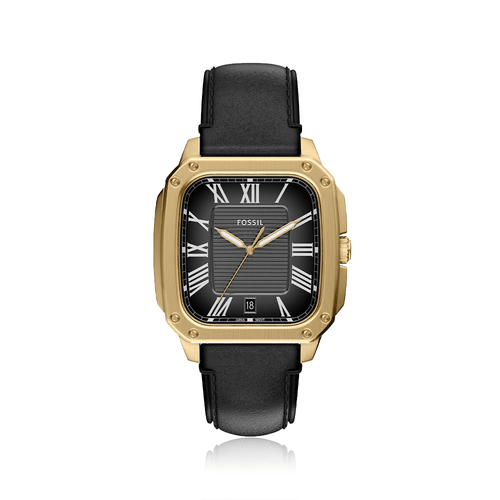 Fossil Crosby Black Leather Watch FS6151 Watches Bevilles 