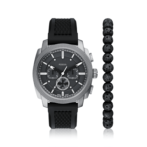 Fossil Machine Chronograph Watch Gift Set FS6145SET Watches Bevilles 