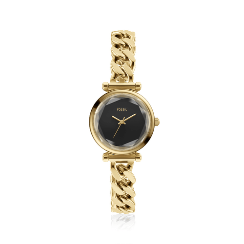 Fossil Carlie Gold Tone Watch ES5440 Watches Bevilles 