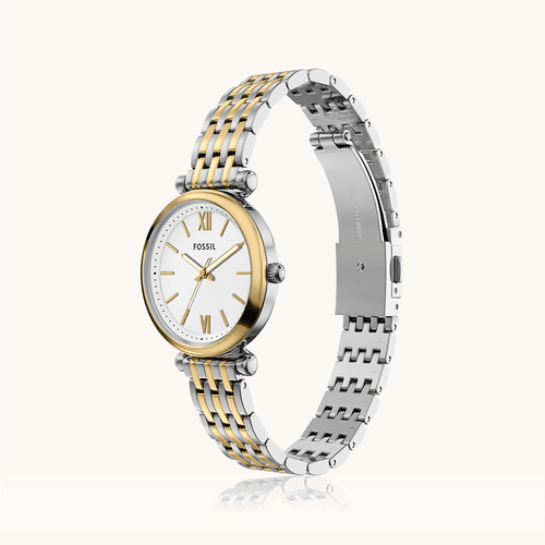 Fossil Carlie Two-Tone Watch Gift Set ES5450SET Watches Bevilles 