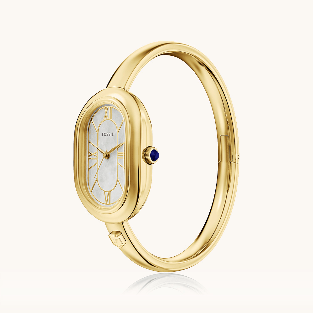 Fossil Sloan Gold Tone Watch ES5444 Watches Bevilles 