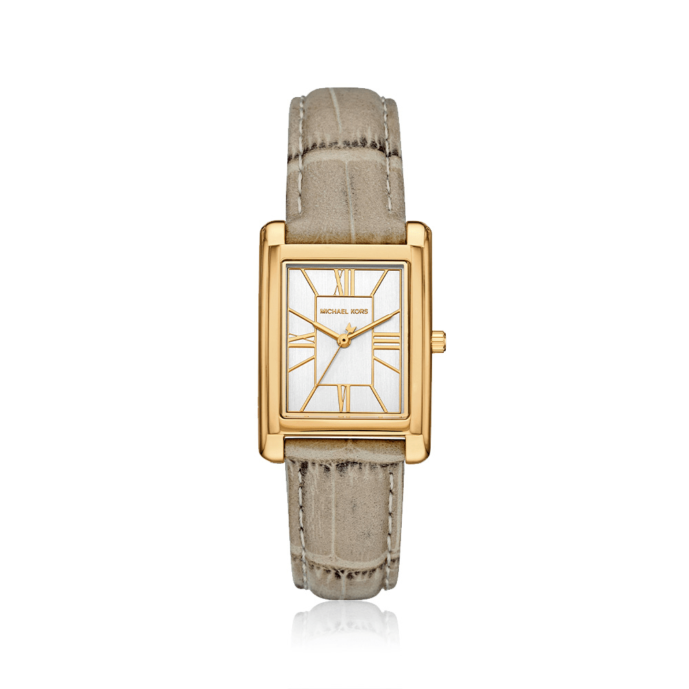 Michael Kors Essex Beige Leather Watch MK4964 Watches Michael Kors 