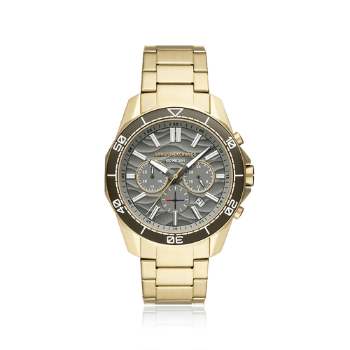 Armani Exchange Chronograph Gold Tone Watch AX1970 Watches Bevilles 