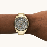 Armani Exchange Chronograph Gold Tone Watch AX1970 Watches Bevilles 