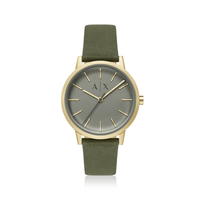 Armani Exchange Cayde Green Leather Watch AX2765 Watches Bevilles 