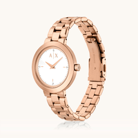 Armani Exchange Jackie Rose Gold Tone Gift Set AX7175SET Watches Bevilles 