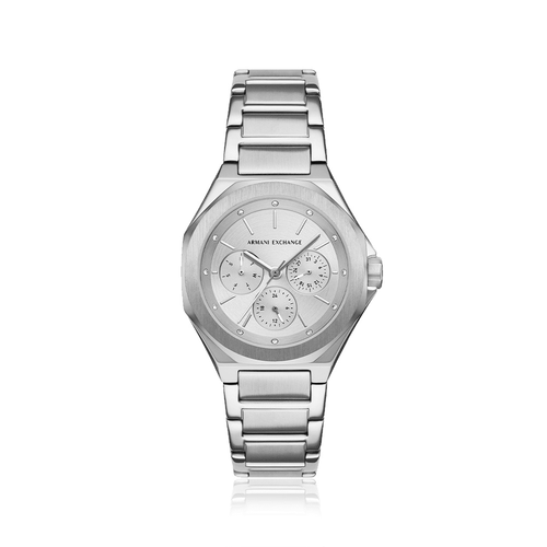 Armani Exchange Andrea Multifunction Silver Tone Watch AX4622 Watches Bevilles 