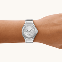 Armani Exchange Andrea Multifunction Silver Tone Watch AX4622 Watches Bevilles 