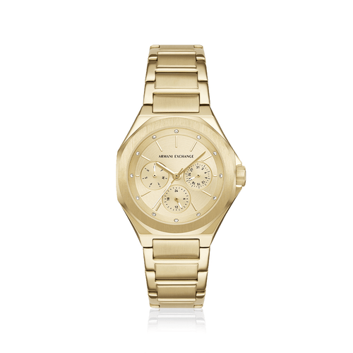 Armani Exchange Andrea Multifunction Gold Tone Watch AX4624 Watches Bevilles 