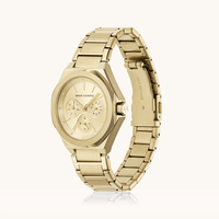 Armani Exchange Andrea Multifunction Gold Tone Watch AX4624 Watches Bevilles 
