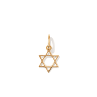 10mm Star of David Pendant in 9kt Yellow Bonded Gold Pendants Bevilles 