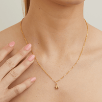 7mm Puff Star Pendant in 9kt Bonded Gold Silver Filled Pendants Bevilles 