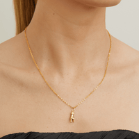14mm Horned Hand Pendant in 9kt Bonded Gold Silver Filled Pendants Bevilles 