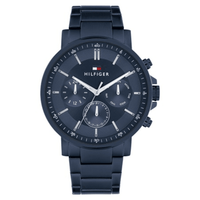 Tommy Hilfiger Tyson Multifunction Blue Watch 1710705 Watches Bevilles 
