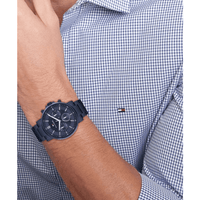 Tommy Hilfiger Tyson Multifunction Blue Watch 1710705 Watches Bevilles 