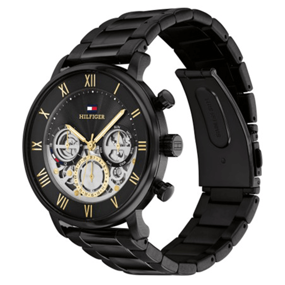 Tommy Hilfiger Legend Multifunction Black Watch 1710706 Watches Bevilles 