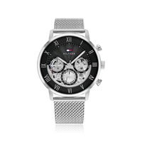 Tommy Hilfiger Legend Multifunction Silver Tone Watch 1710708 Watches Bevilles 