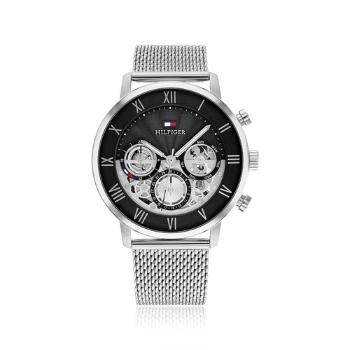 Tommy Hilfiger Legend Multifunction Silver Tone Watch 1710708 Watches Bevilles 