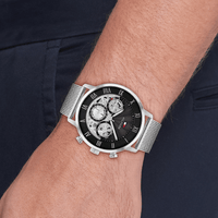 Tommy Hilfiger Legend Multifunction Silver Tone Watch 1710708 Watches Bevilles 