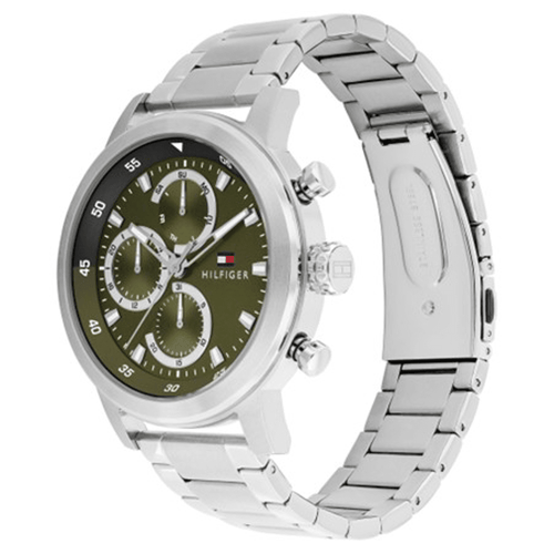 Tommy Hilfiger Rocky Multifunction Silver Tone Watch 1792180 Watches Bevilles 