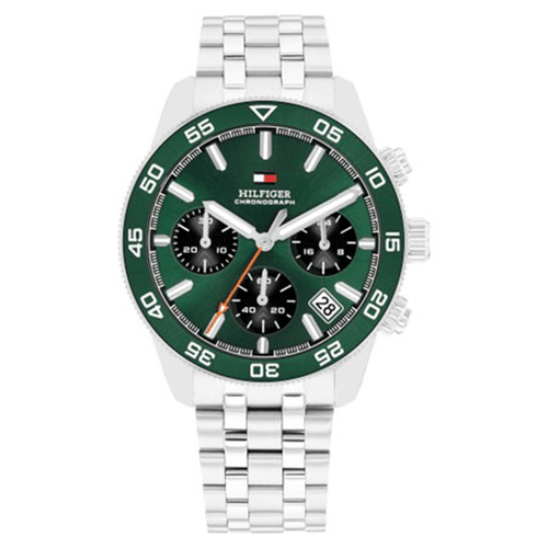 Tommy Hilfiger Chronograph Silver Tone Watch 1792214 Watches Bevilles 