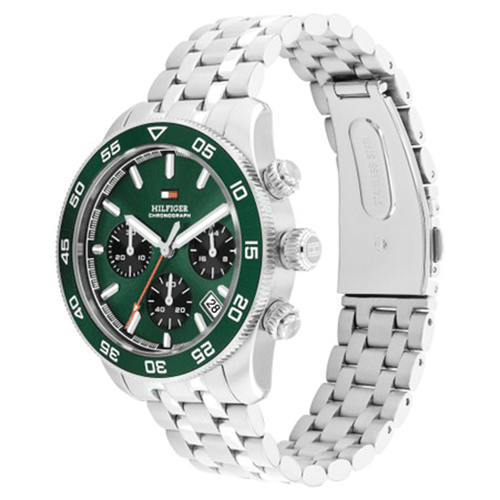 Tommy Hilfiger Chronograph Silver Tone Watch 1792214 Watches Bevilles 