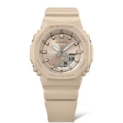 Casio G-Shock Analog-Digital Cream Watch GMAP2100ST-9A Watches Bevilles 