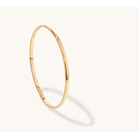 65mm with 3.5mm Width Bangle in 9kt Yellow Gold Bangles Bevilles 