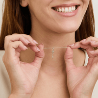 Four-Leaf Clover Key Laboratory-Grown Diamond Set Pendant in Rhodium Plated Sterling Silver Pendants Bevilles 