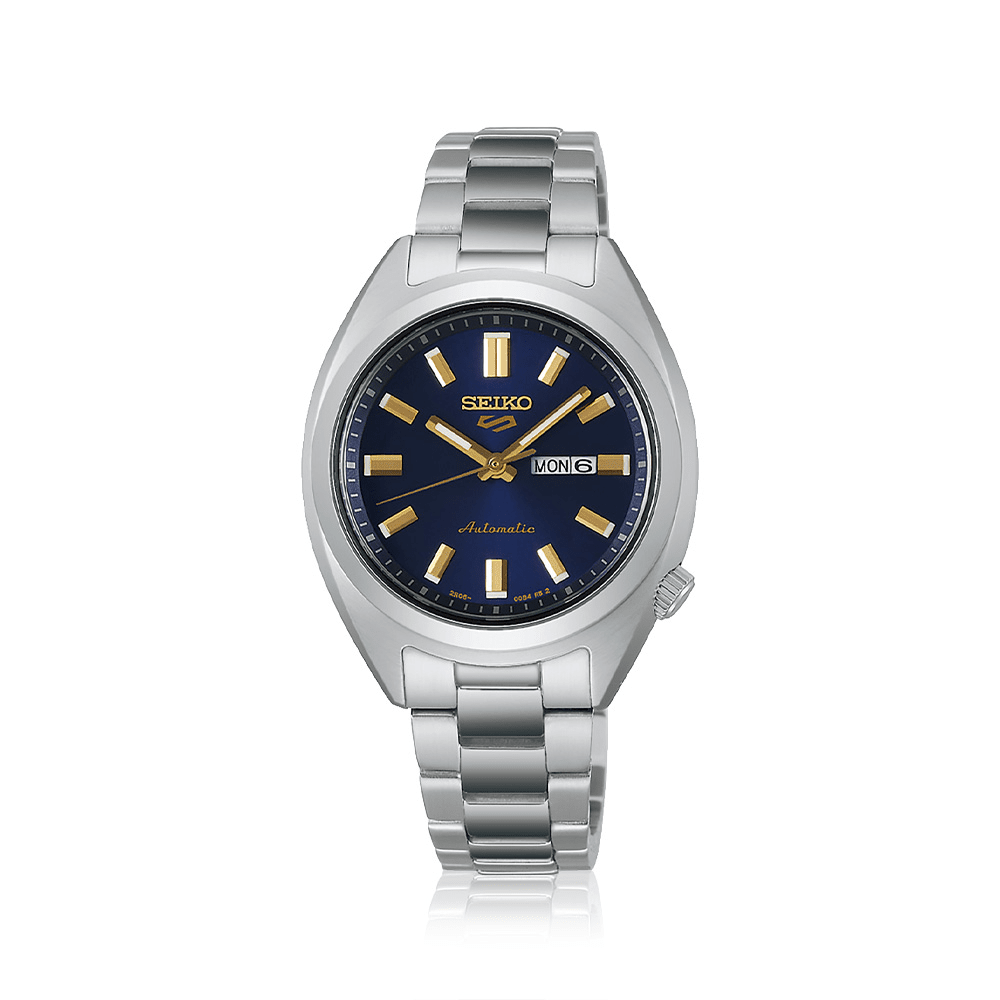 Seiko Automatic 5 Sports Silver Tone Watch SRE021K Watches Seiko 