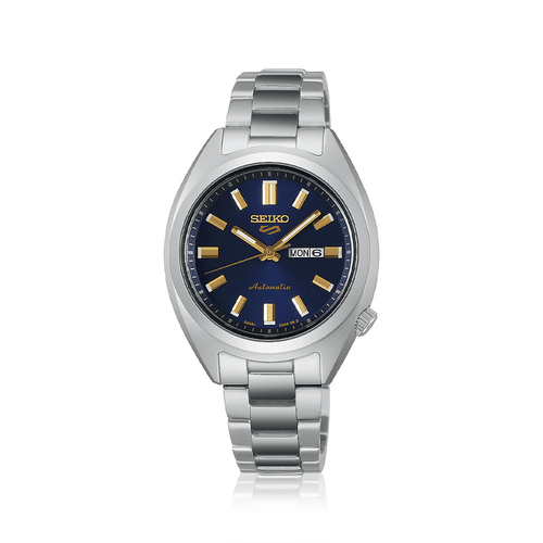 Seiko Automatic 5 Sports Silver Tone Watch SRE021K Watches Seiko 