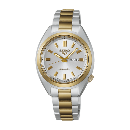 Seiko Automatic 5 Sports Two-Tone Watch SRE024K Watches Seiko 