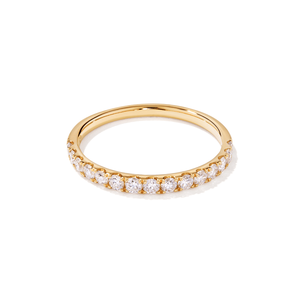 Anniversary Ring with 0.50tw of Laboratory-Grown Diamonds in 9kt Yellow Gold Rings Bevilles 