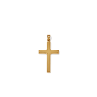 50mm Cross Pendant in 9kt Bonded Gold Silver Filled Pendants Bevilles 