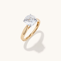 2.50ct Certified Laboratory-Grown Diamond Solitaire Ring in 9kt Yellow and White Gold Rings Bevilles 