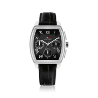 Tommy Hilfiger Oxford Black Leather Watch 1710761 Watches Tommy Hilfiger 