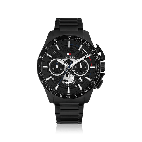 Tommy Hilfiger Chronograph Bank Black Tone Watch 1792262 Watches Tommy Hilfiger 