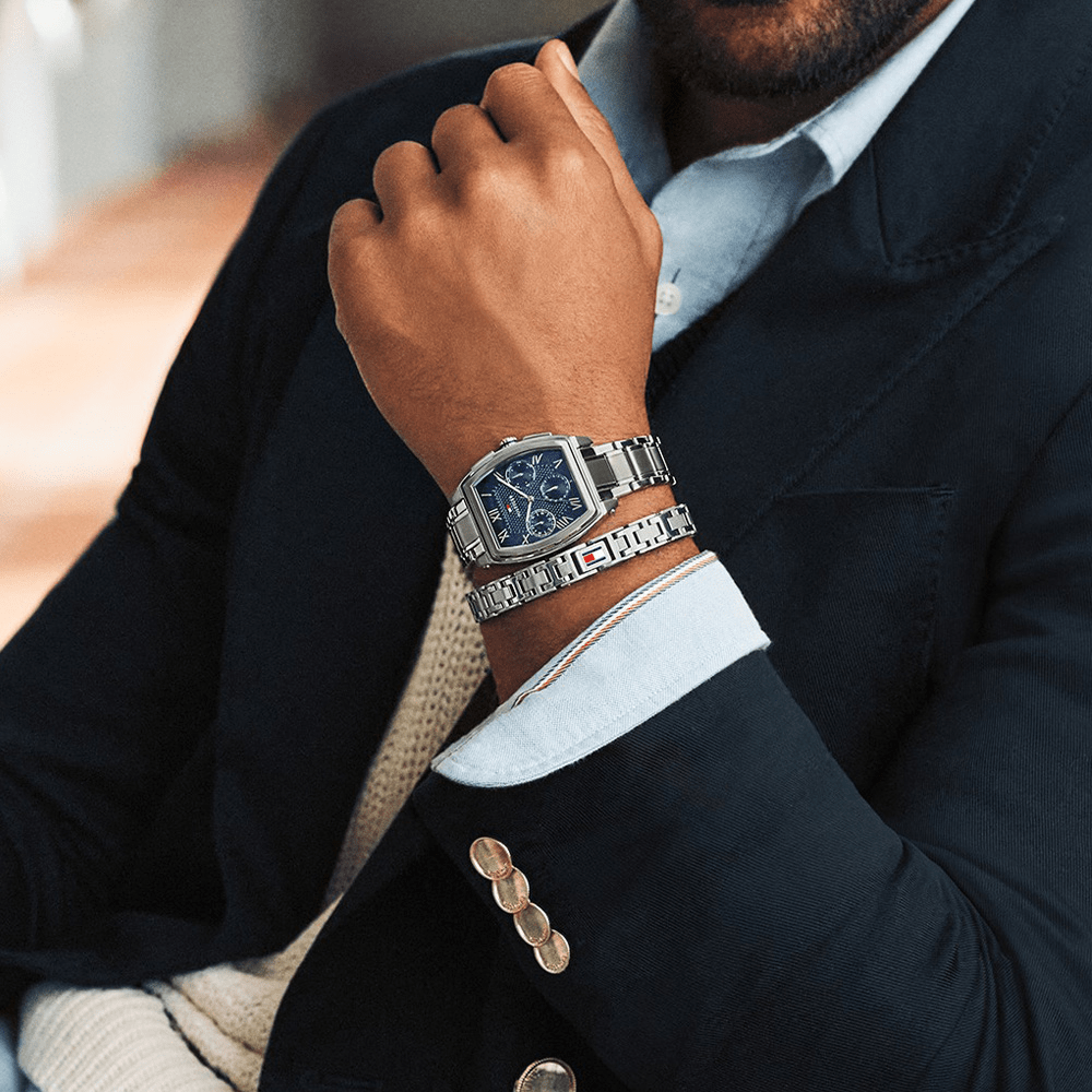 Tommy Hilfiger Oxford Multifunction Silver Tone Watch 1710763 Watches Tommy Hilfiger 