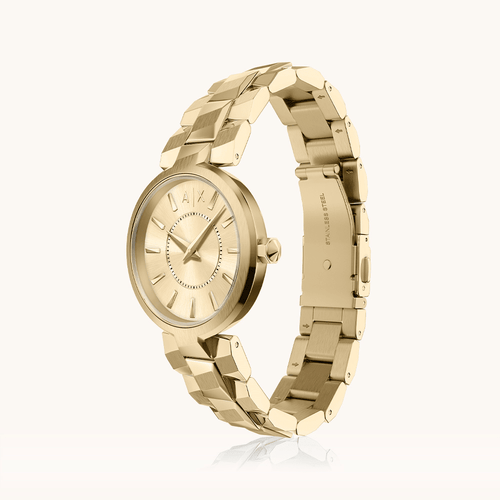 Armani Exchange Audora Gold Tone Watch AX4407 Watches Armani Exchange 