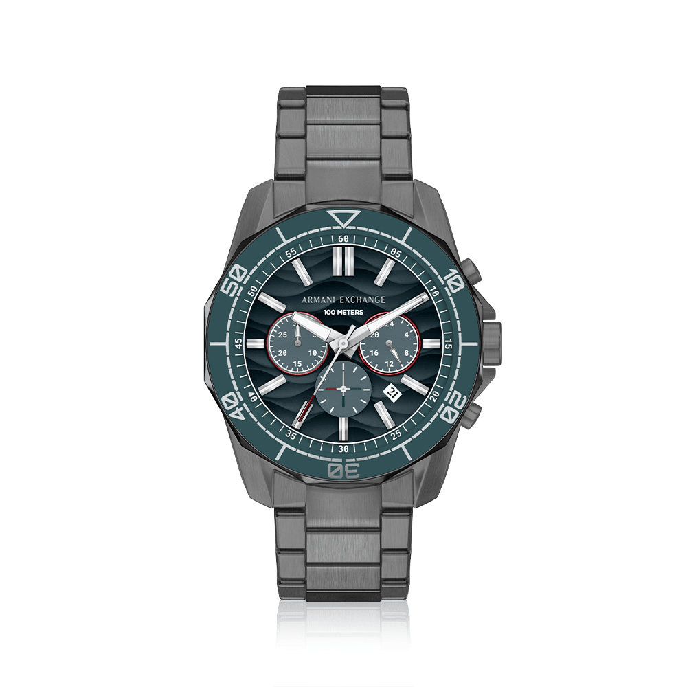 Armani Exchange Spencer Grey Tone Watch AX1972 Watches Armani Exchange 