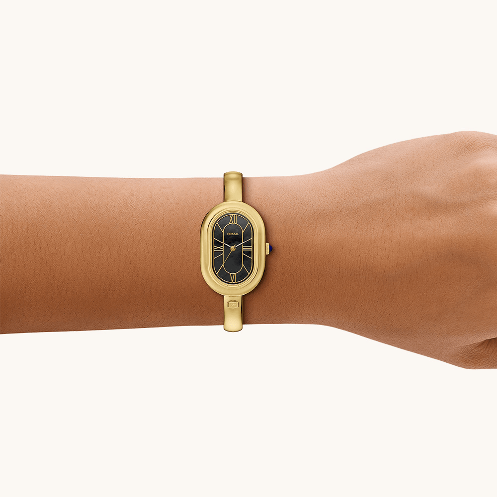 Fossil Solan Gold Tone Watch ES5456 Watches Fossil 